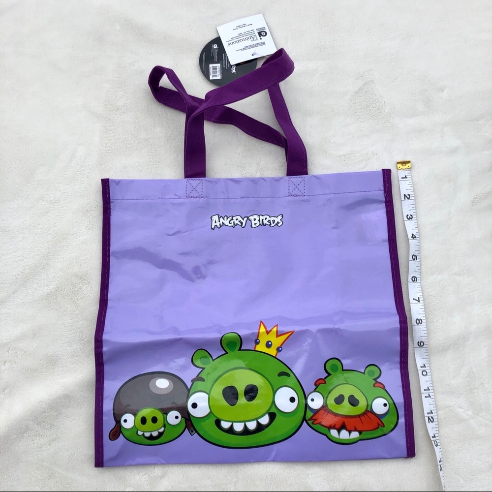NWT Angry Birds Tote Bag Recyclable